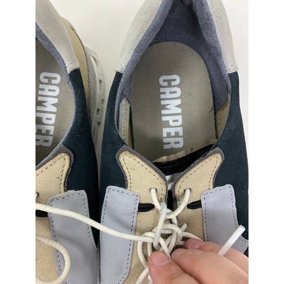 Camper Nothing Men's Size 46 US 13 Colorblock Nubuck Sneakers Multicolor - Picture 4 of 8